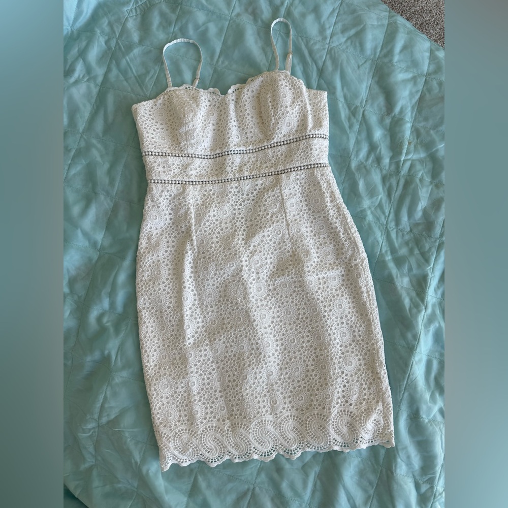 Lilly Pulitzer White Lace Dress